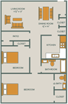 VENICE HEIGHTS | 2 BEDROOM 1.5 BATH